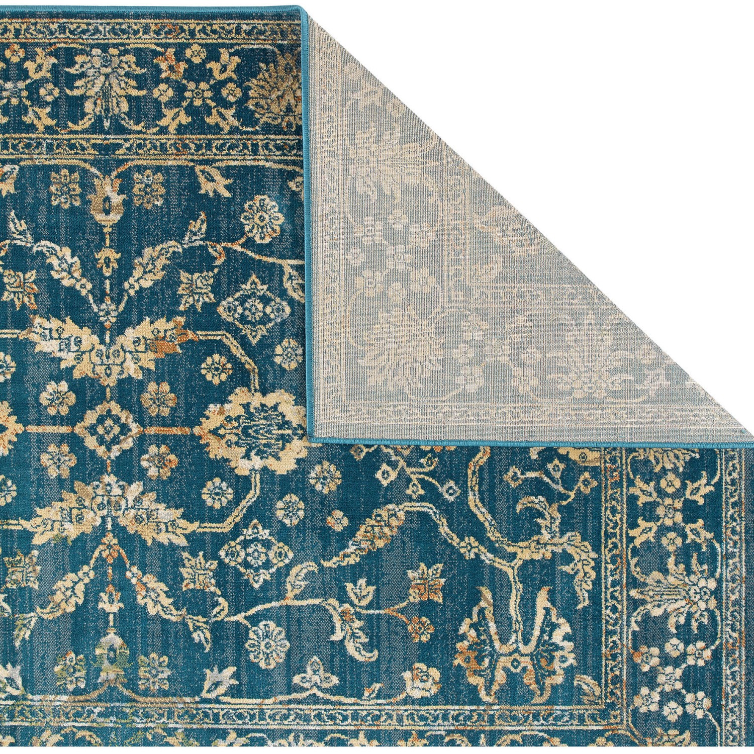 Valeria Traditional Runner - 8023F Blue Multi