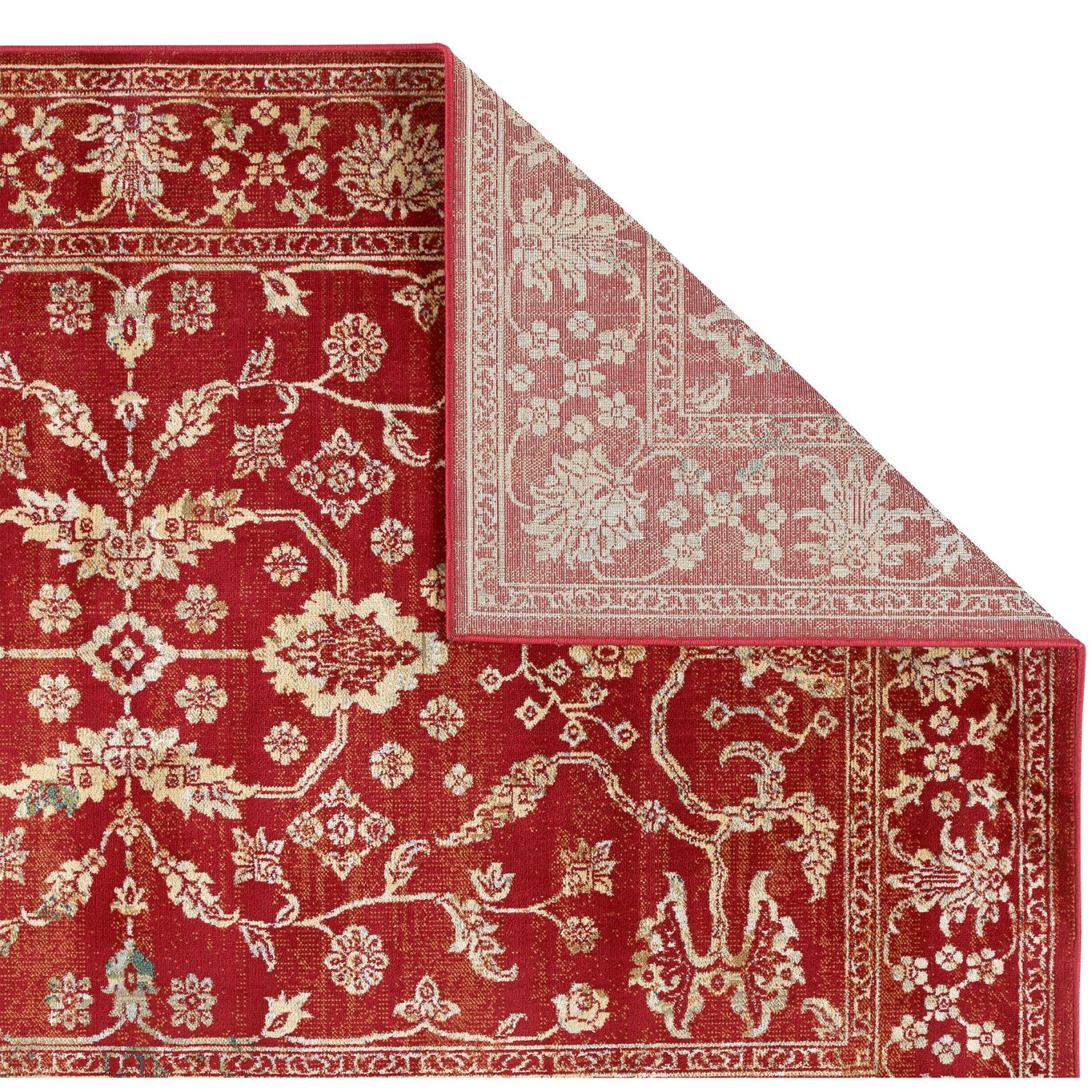 Valeria Traditional Runner - 8023R Red