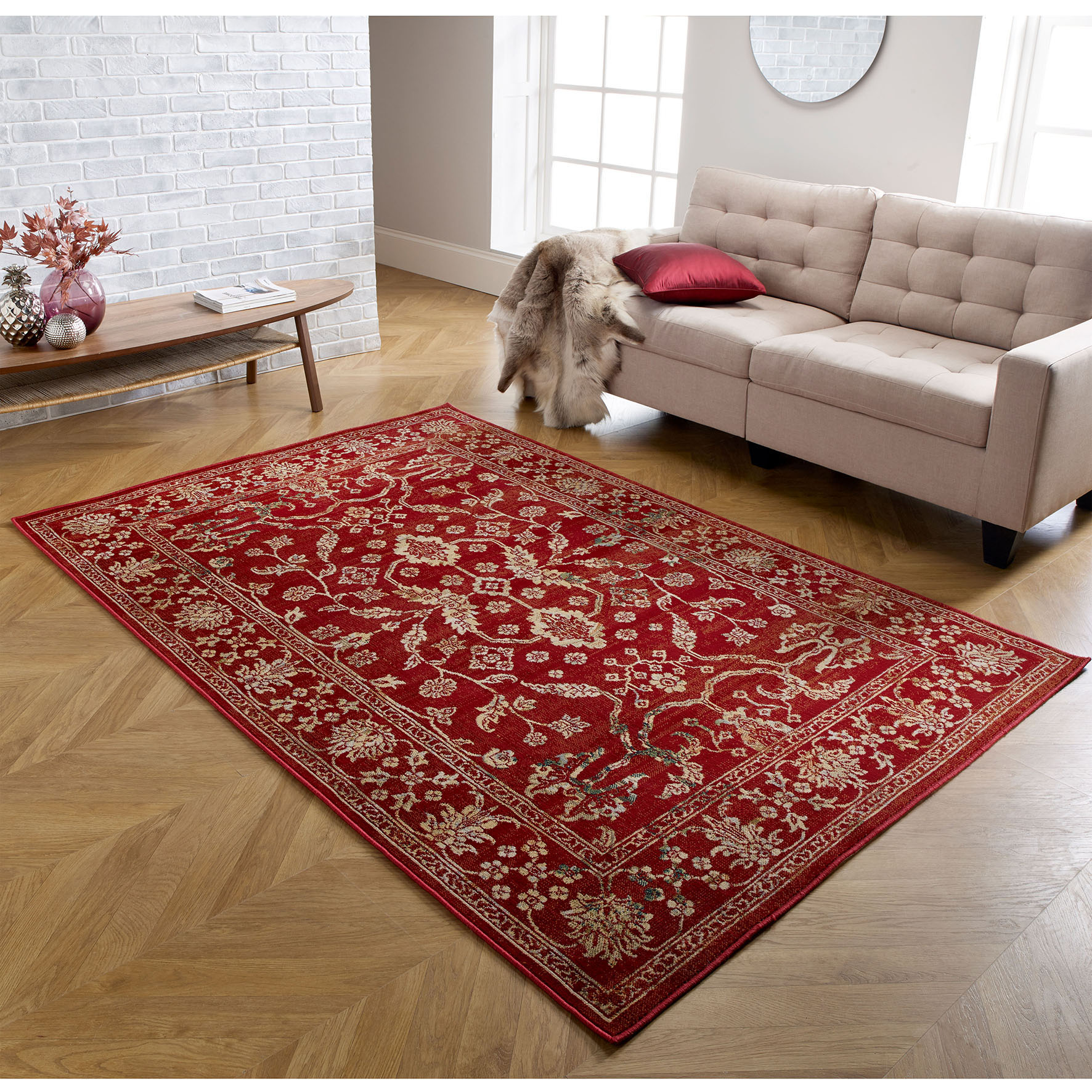 Valeria Traditional Rug - 8023R Red