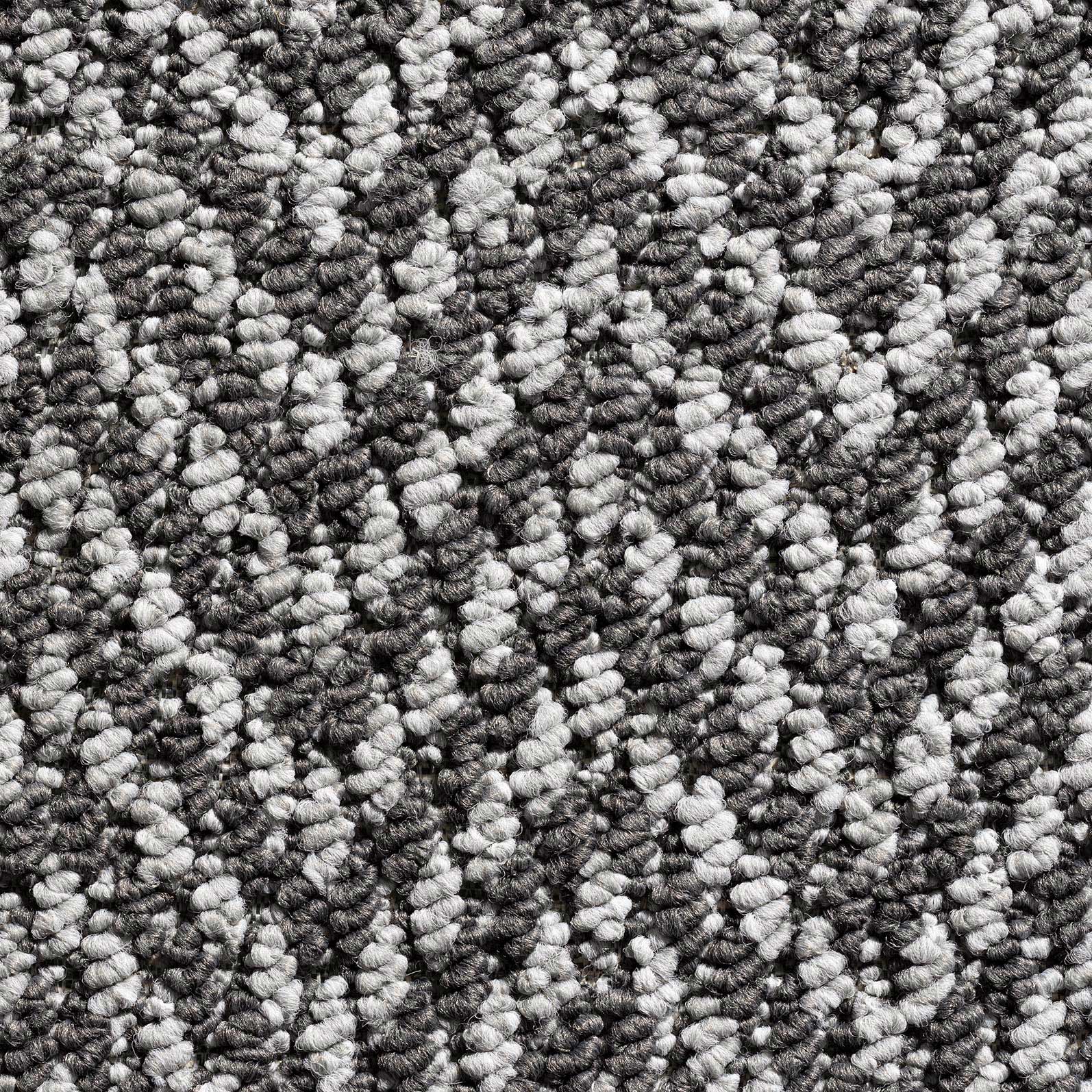 Aztec Herringbone Carpet - Grey 3124