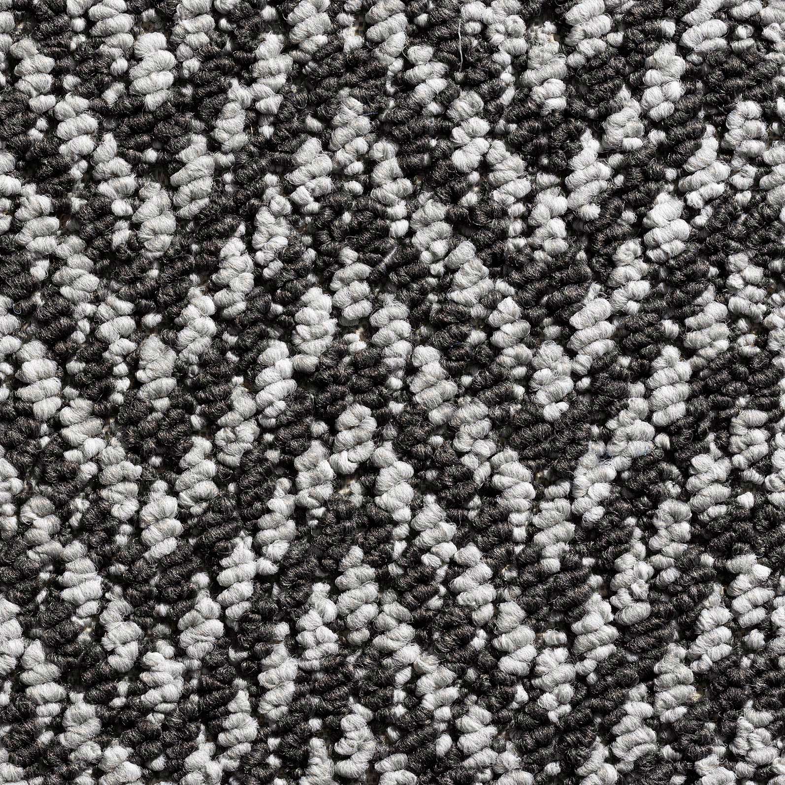 Aztec Herringbone Carpet - Anthracite 3126