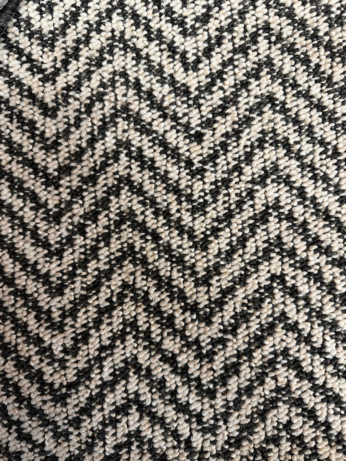 Chili Herringbone Carpet - 2028 Black White Chili Herringbone Carpet - 2028 Black White