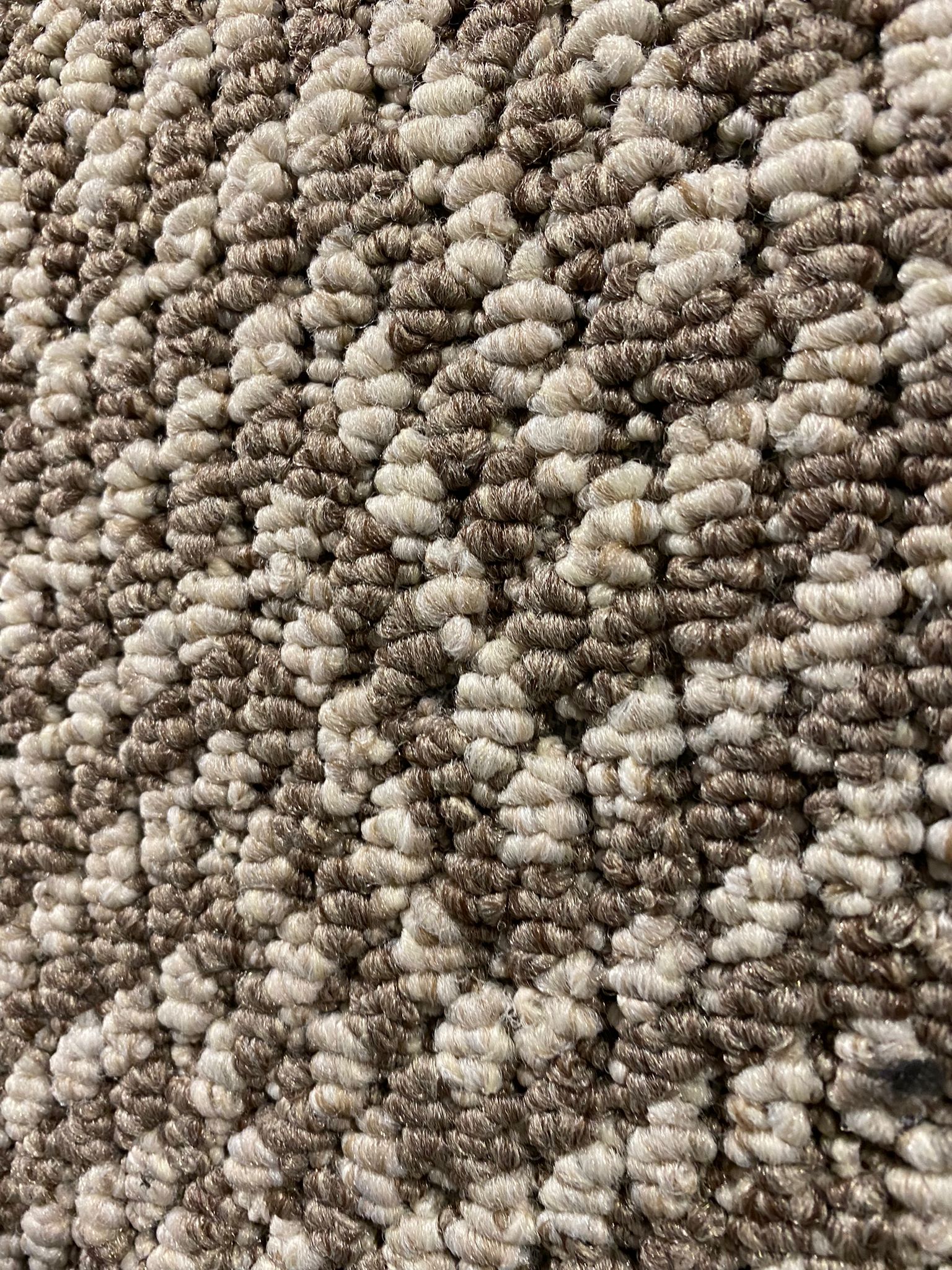 Aztec Herringbone Carpet - Beige 3113