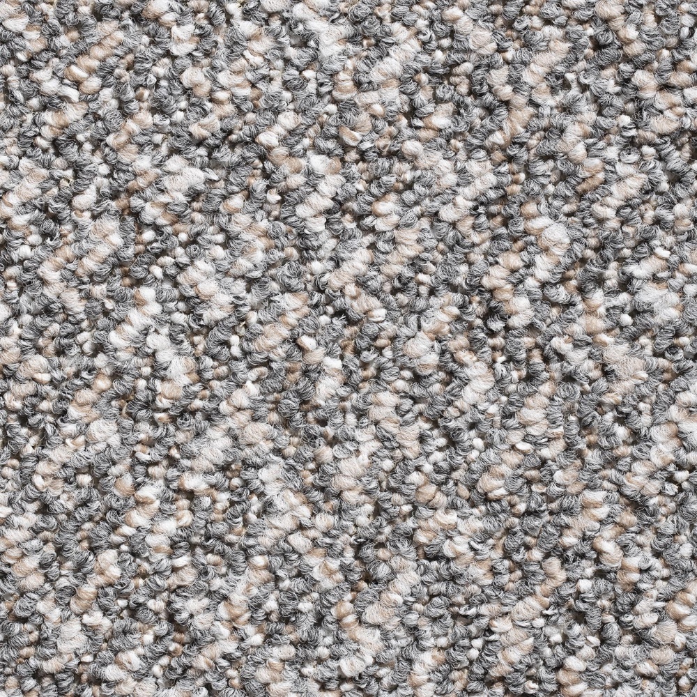 Bonanza Loop Pile Pattern Carpet - Grey Beige 123