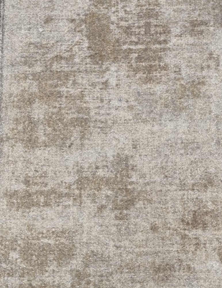 Abstract Art Gaping Hills Pattern Carpet - Bone/Sky Blue/Gold
