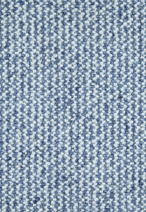 Barbican Pattern Wool Carpet - Indigo Blue Barbican Pattern Wool Carpet - Indigo Blue