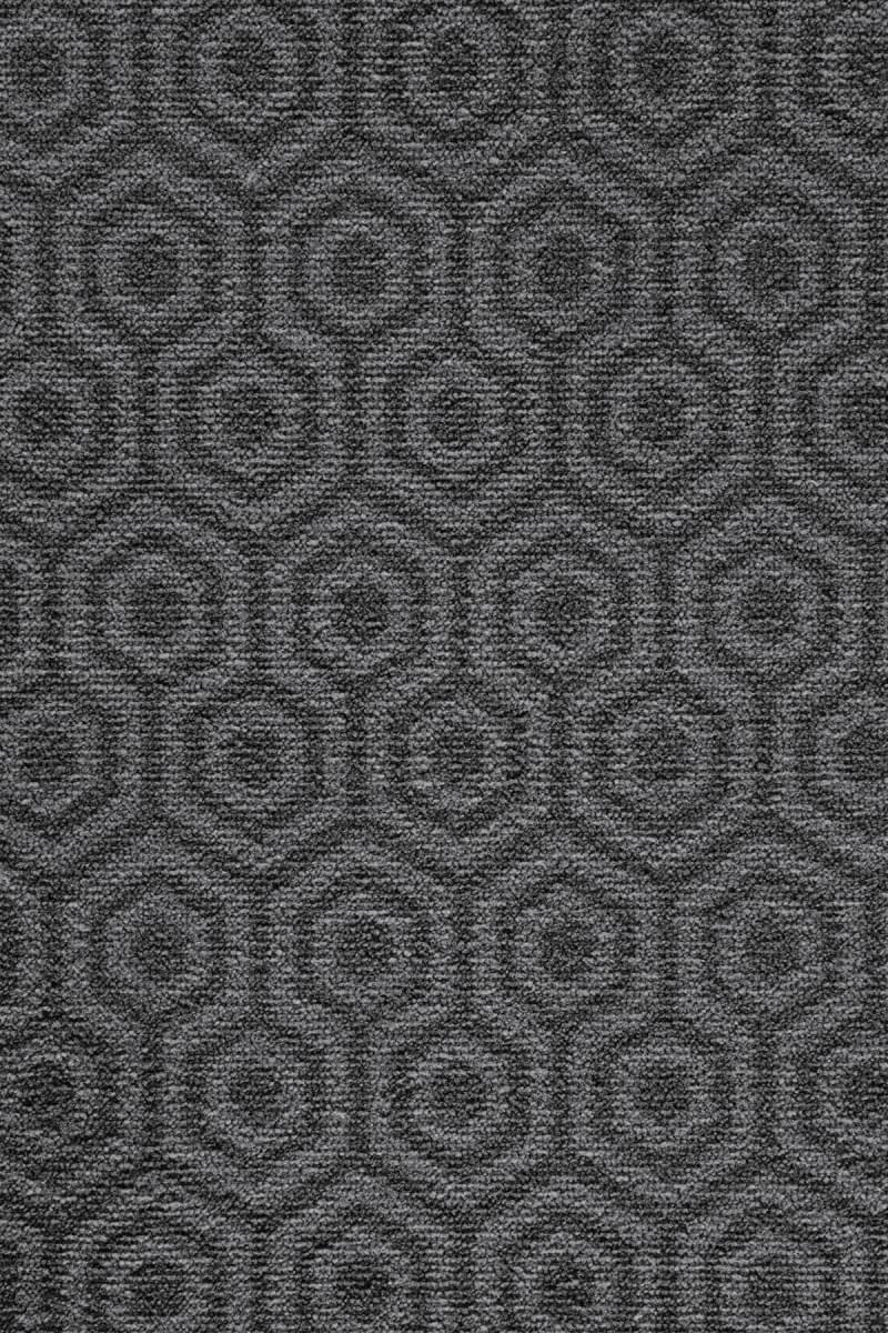 Camden Pattern Geo Twist Carpet - Titanium 98