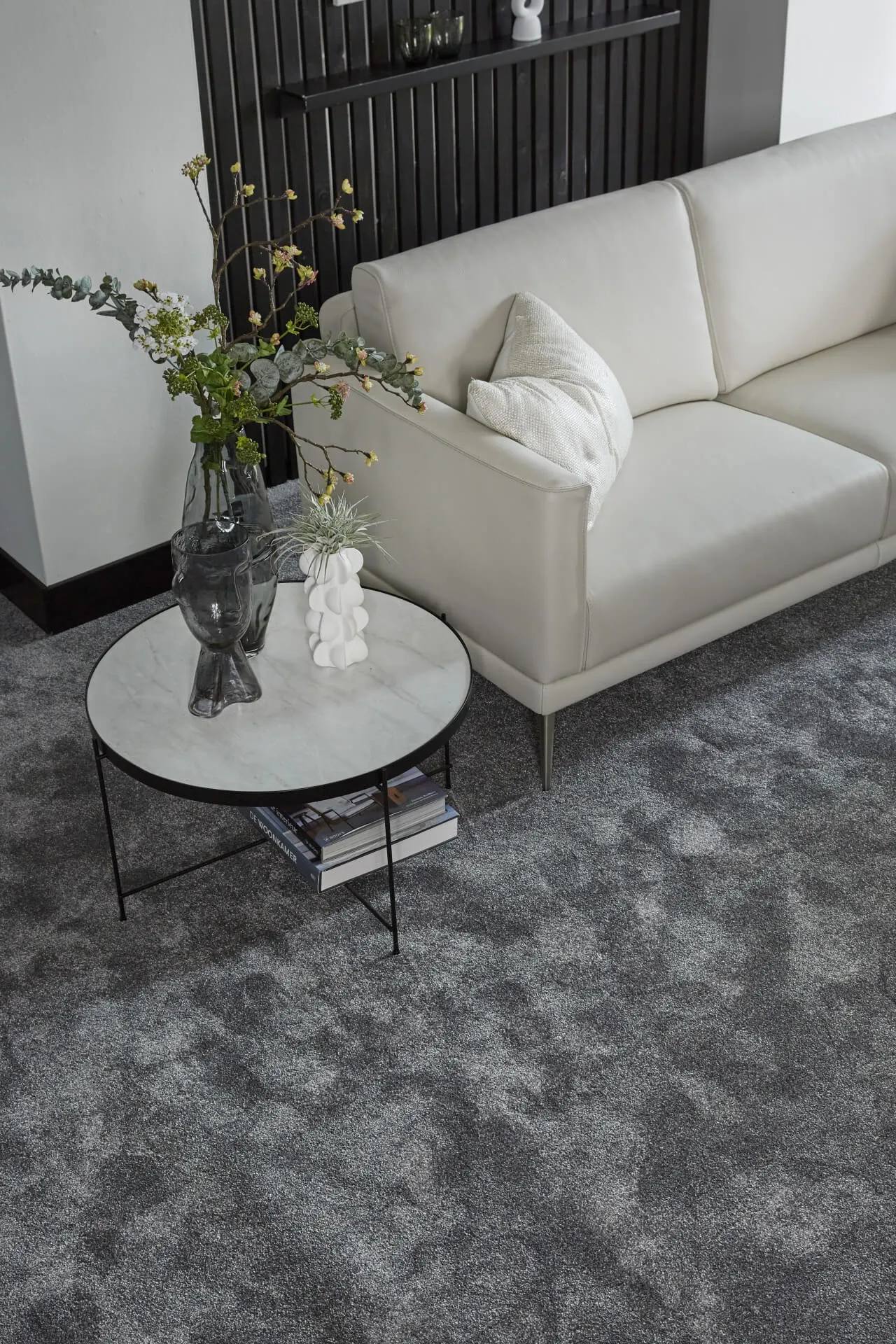 Caress Saxony Carpet - 175 Spanish Silver