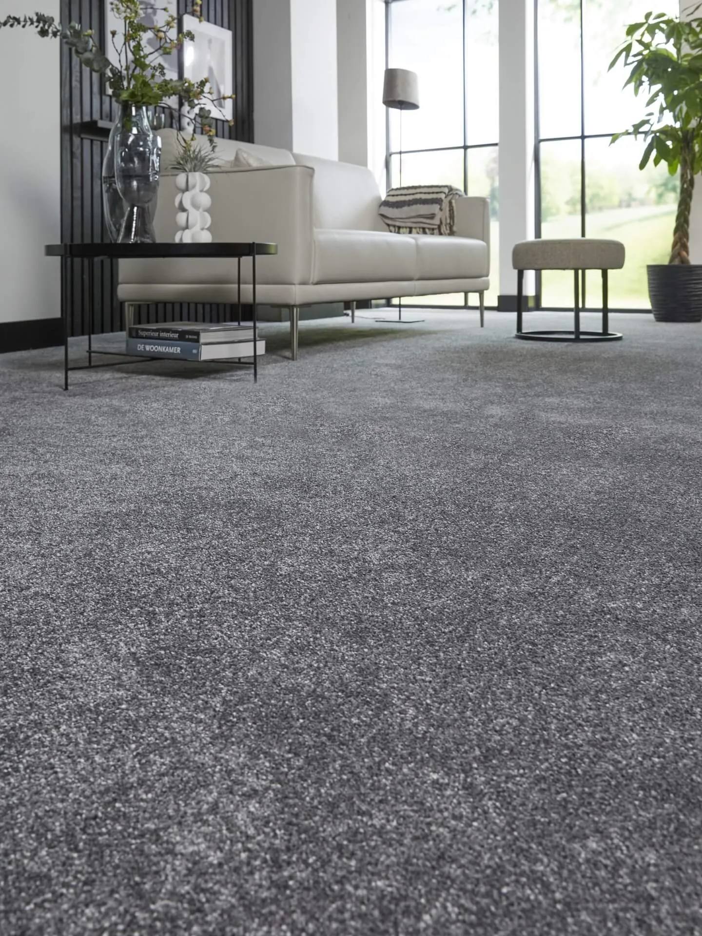 Caress Saxony Carpet - 175 Spanish Silver Caress Saxony Carpet - 175 Spanish Silver