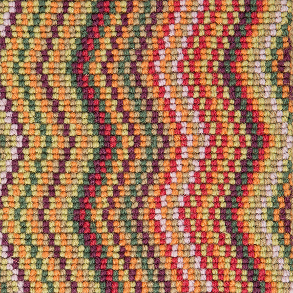 Deco Zig Zag Wool Herringbone Carpet - Nottinghill