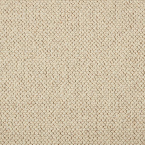Windscroft Wool Loop Carpet - Clotted Cream