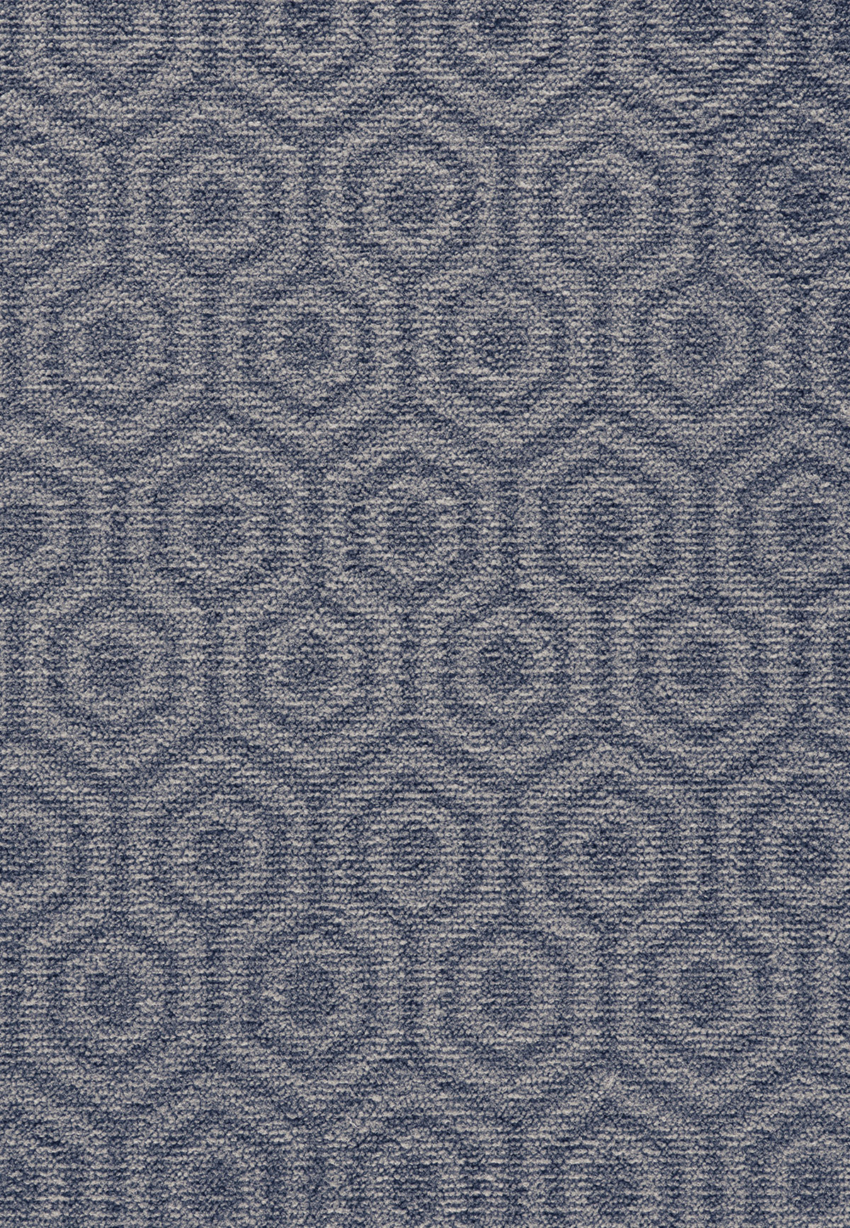 Camden Pattern Geo Twist Carpet - Cobalt 78