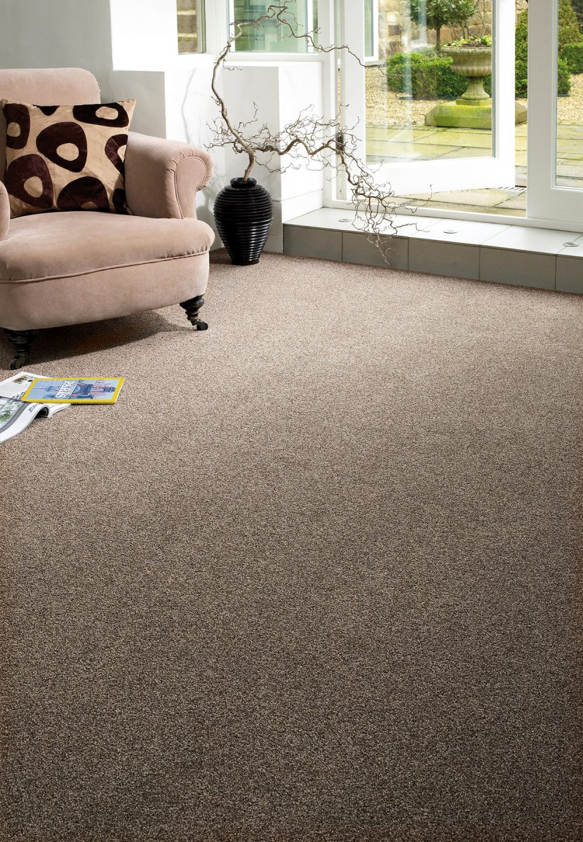 Monterey Saxony Carpet - 39 Glazed Coffee