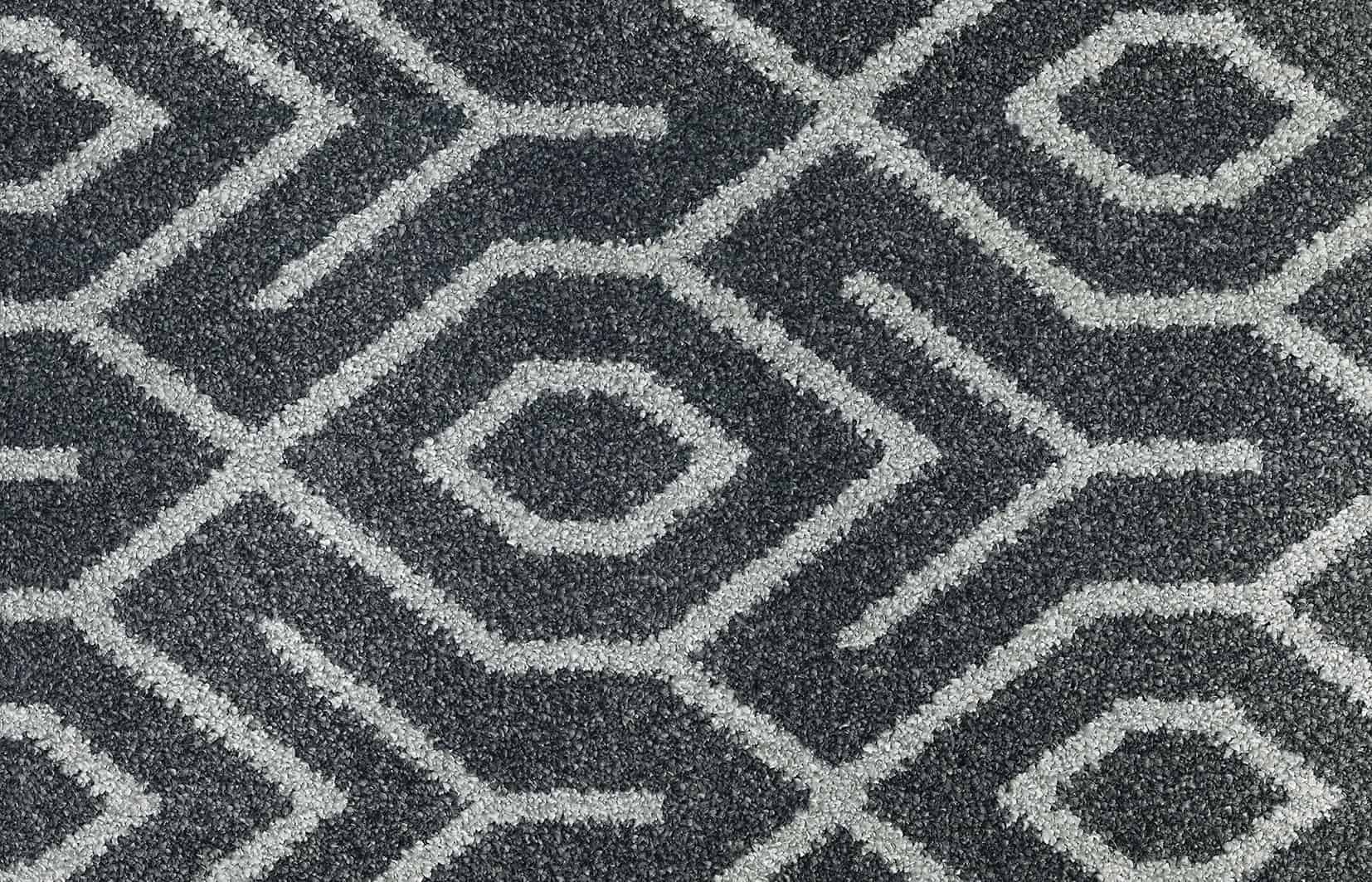 Moonlight Wilton Pattern Carpet - Dark Grey/Light Grey Moonlight Wilton Pattern Carpet - Dark Grey/Light Grey