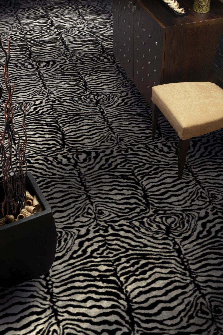 Safari Animal Print Carpet - Zebra
