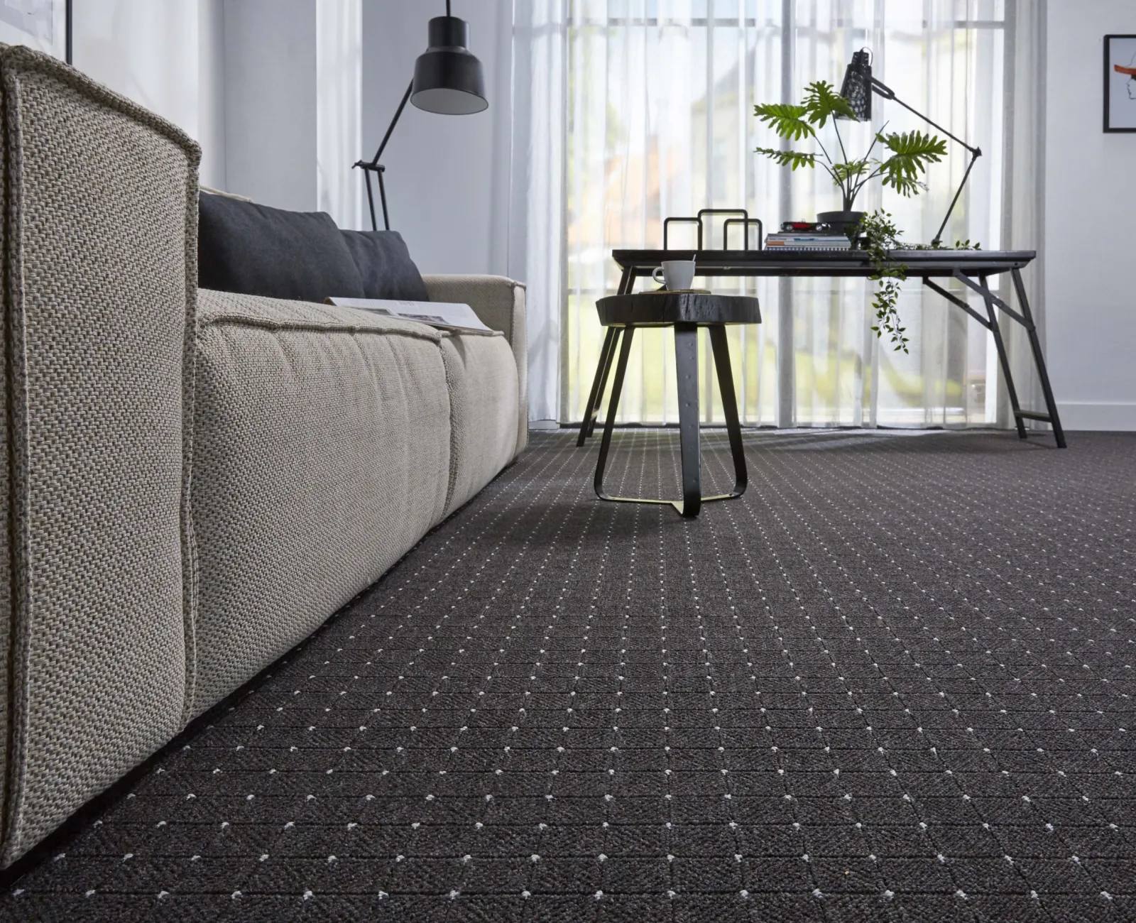 Solo Pattern Loop Carpet - 6428 Black Solo Pattern Loop Carpet - 6428 Black