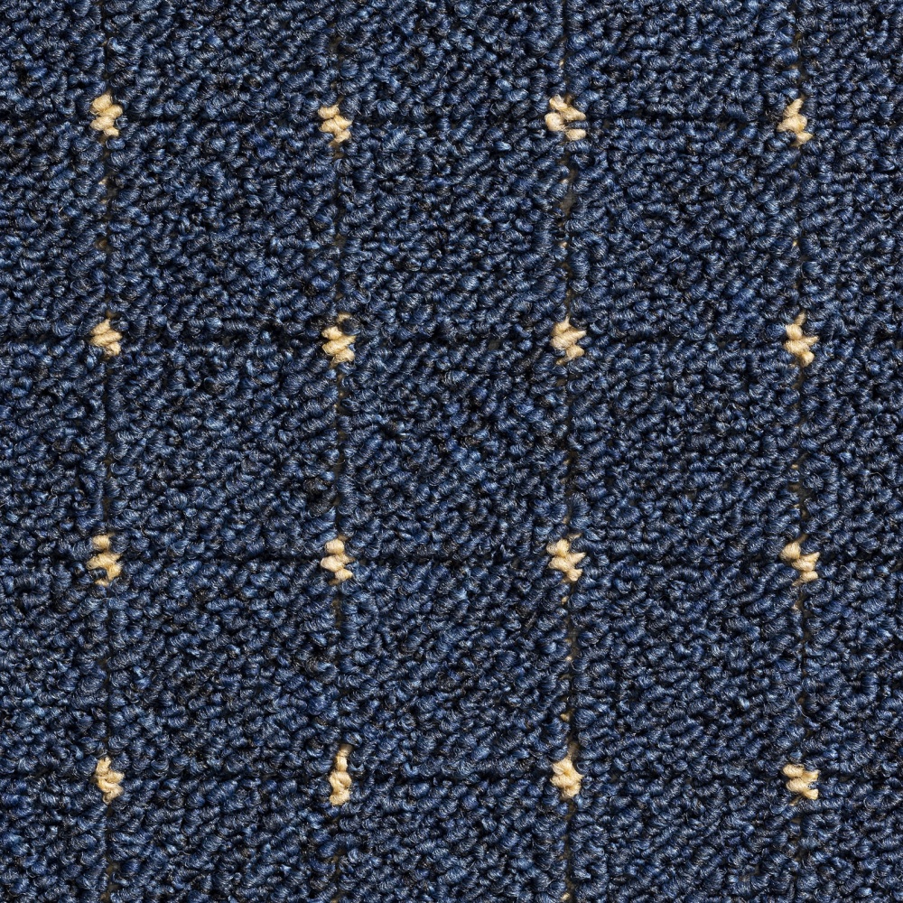 Solo Pattern Loop Carpet - 6437 Navy