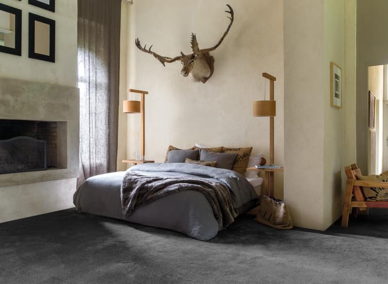 Stockholm Plains Saxony Carpet - Charcoal 97 Stockholm Plains Saxony Carpet - Charcoal 97