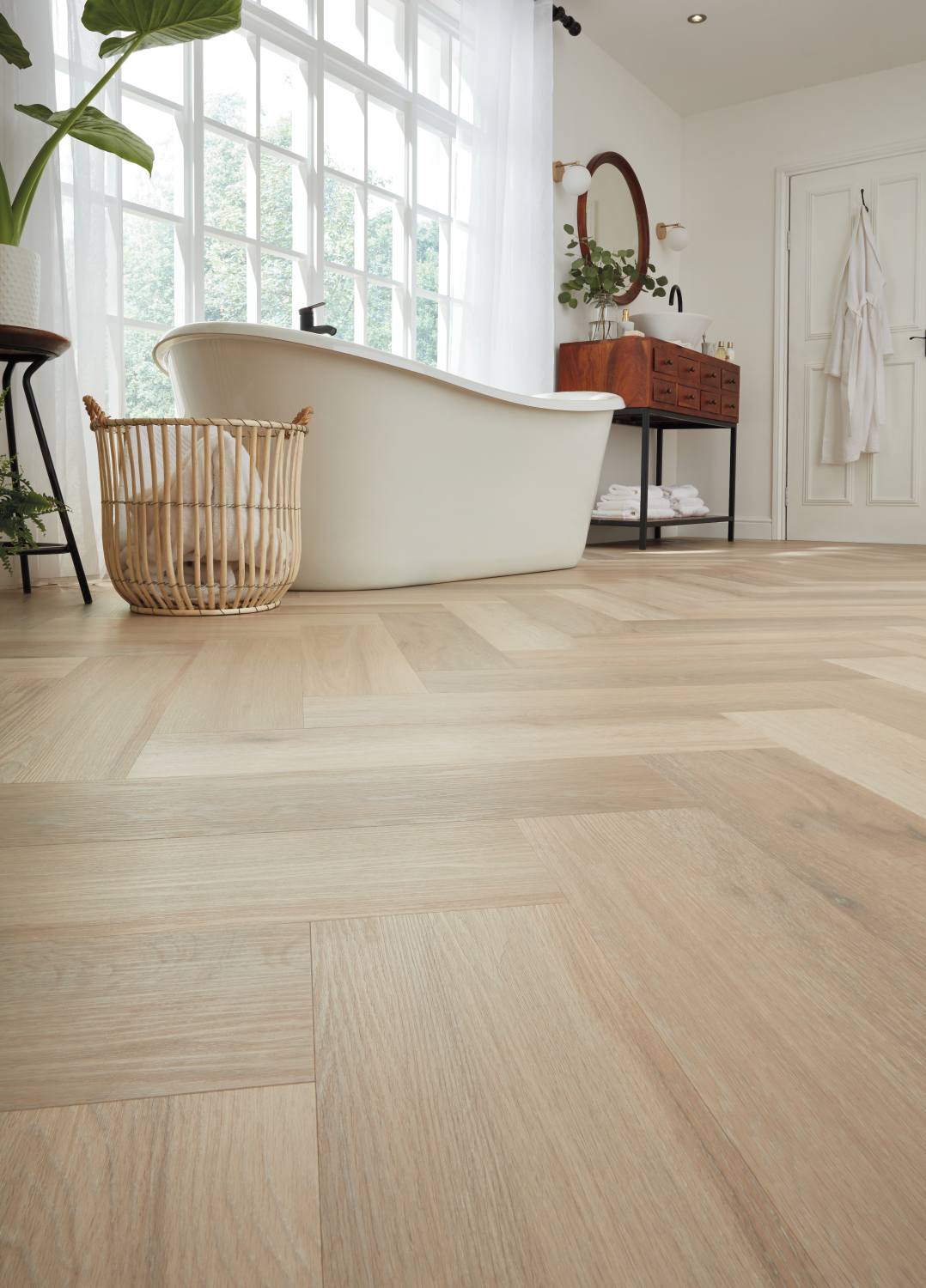 Palio Express Korlok Herringbone LVT - Texas White Ash SM-VGW8105-RKP