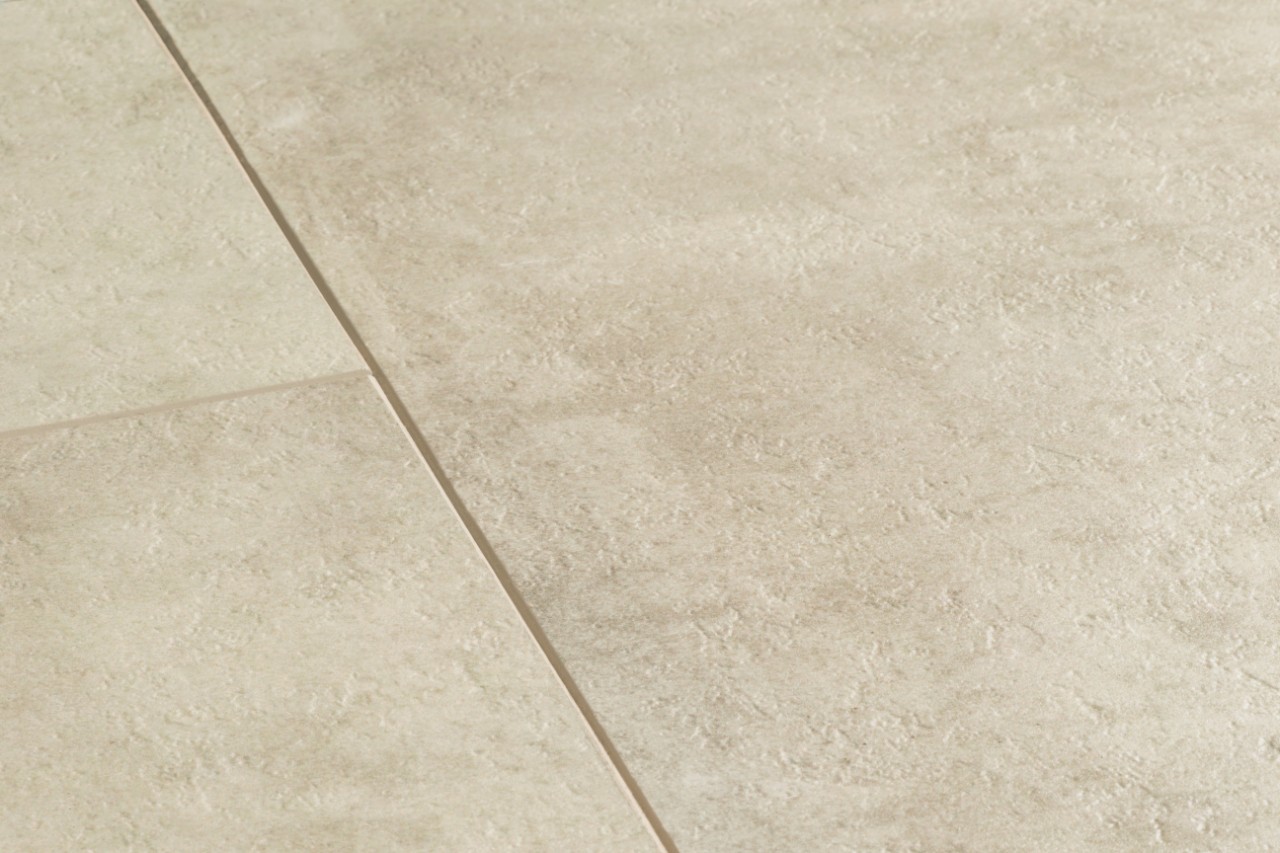 Ambient Click Tile LVT - Cream Travertin Ambient Click Tile LVT - Cream Travertin
