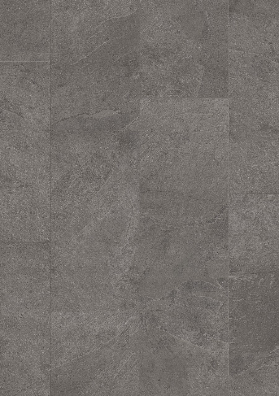 Ambient Click Tile LVT - Grey Slate