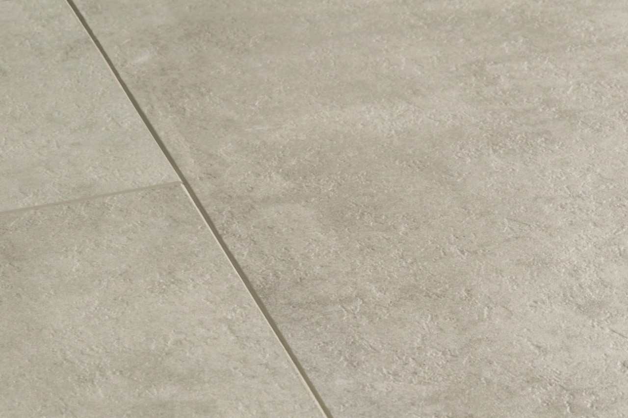 Ambient Click Tile LVT - Light Grey Travertin Ambient Click Tile LVT - Light Grey Travertin
