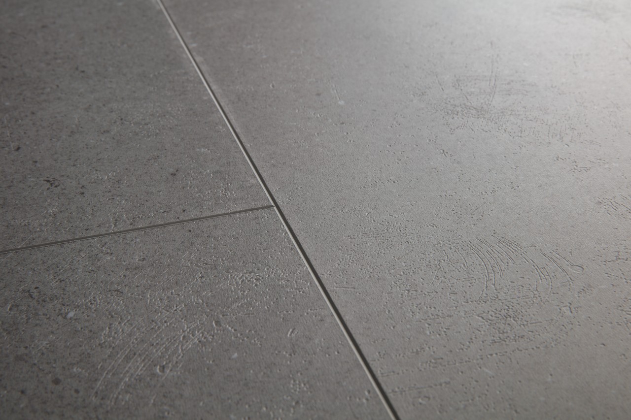 Ambient Click Tile LVT - Vibrant Medium Grey Ambient Click Tile LVT - Vibrant Medium Grey