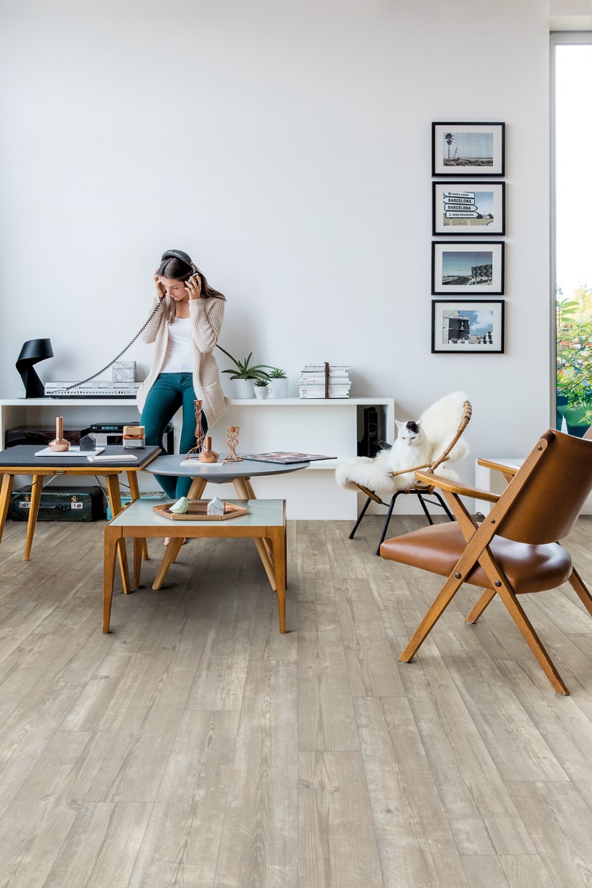 Bloom Wood LVT - Morning mist pine 40074