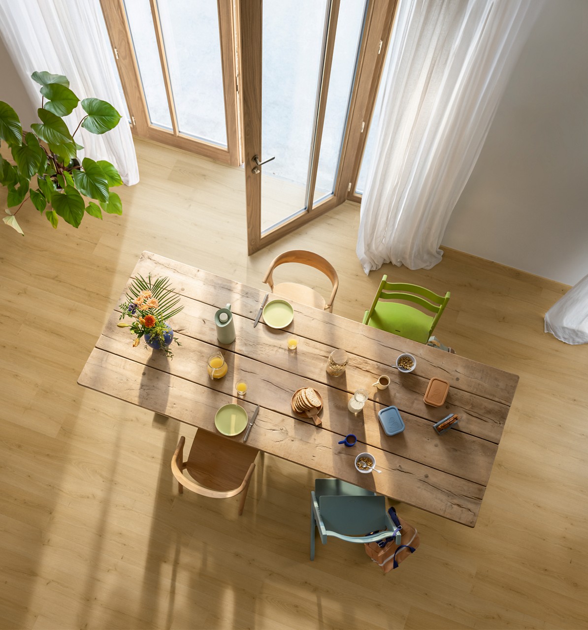Bloom Wood LVT - Brushed oak honey 40318