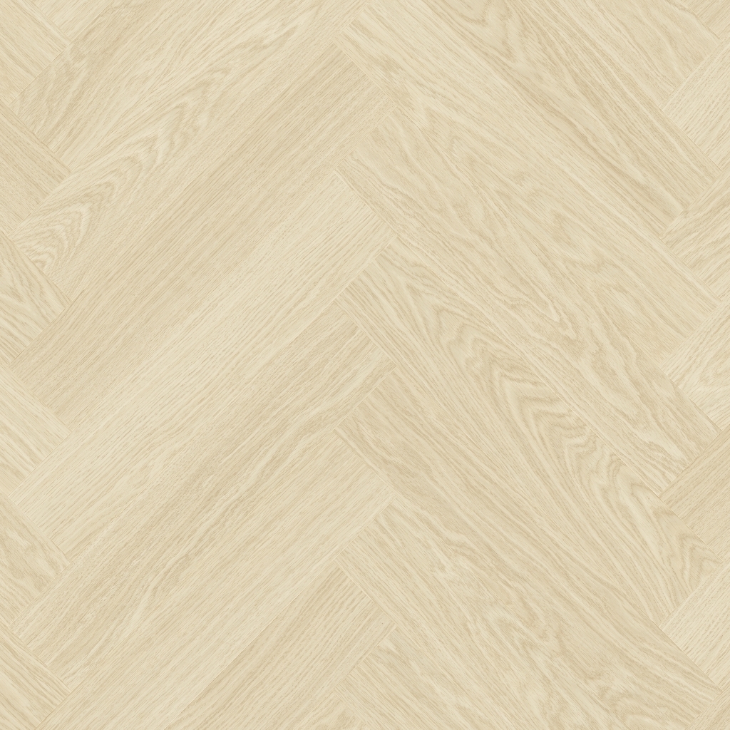 Ciro Herringbone LVT - Pure oak polar