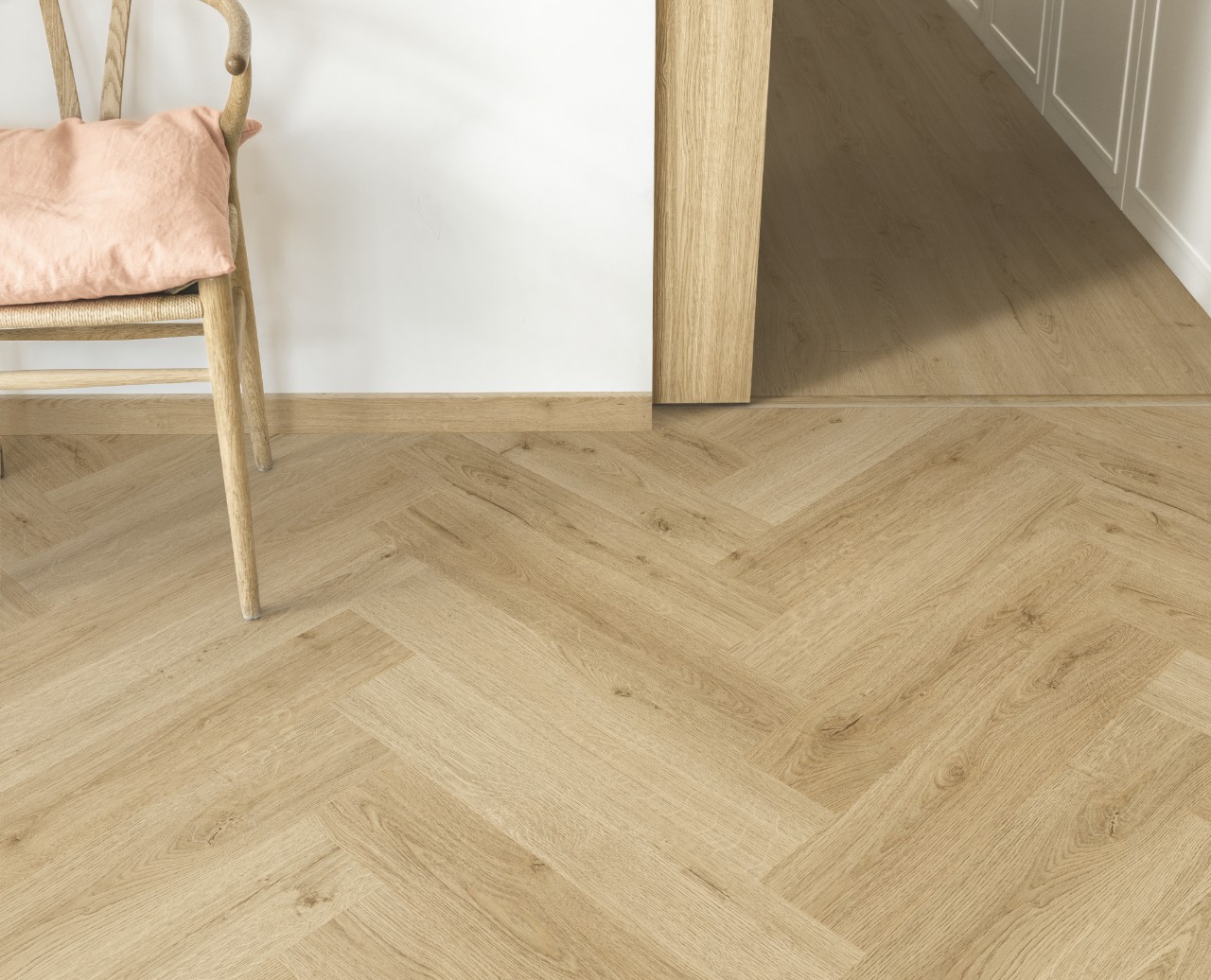 Ciro Herringbone LVT - Botanic beige Ciro Herringbone LVT - Botanic beige