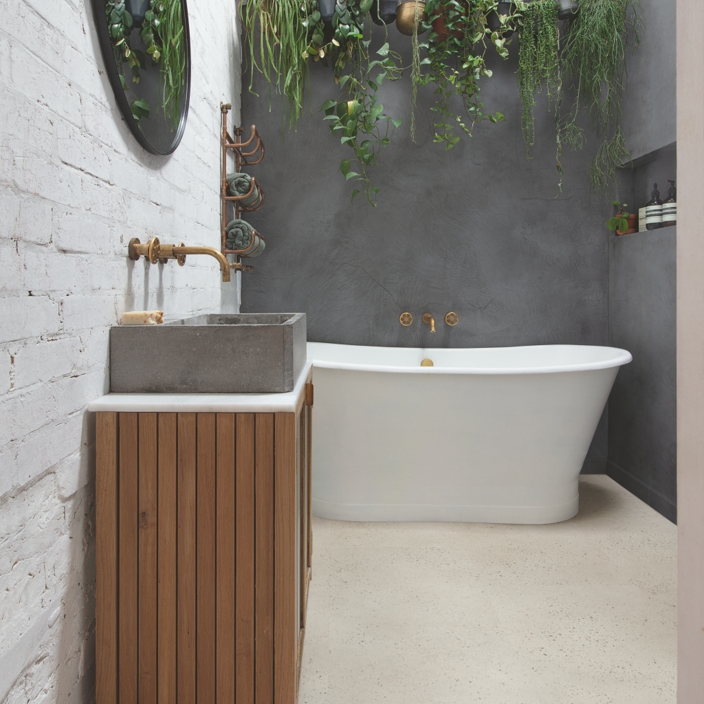 Illume Tile LVT - Oyster concrete Illume Tile LVT - Oyster concrete