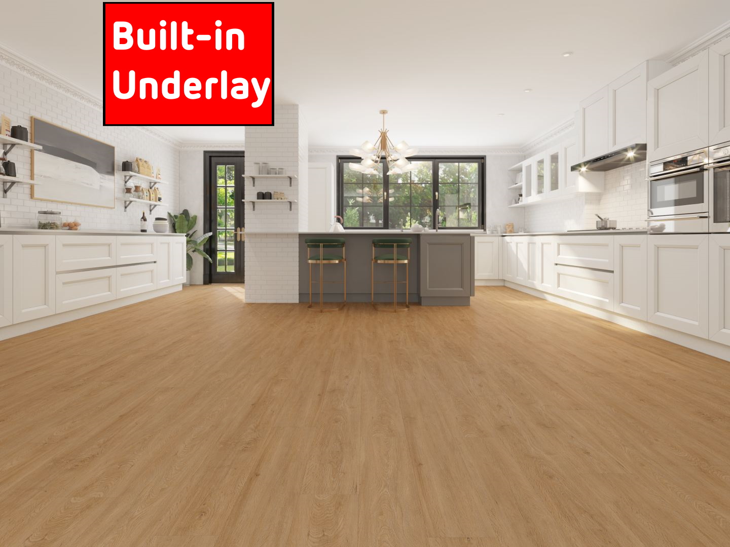 Natural 40 Wood LVT - Boston Oak