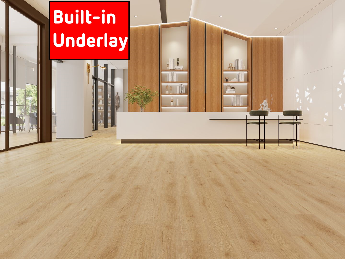 Natural 40 Wood LVT - California Oak