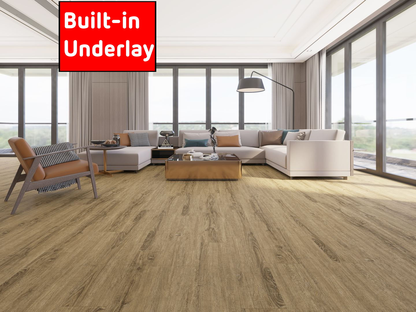 Natural 40 Wood LVT - Colorado Oak