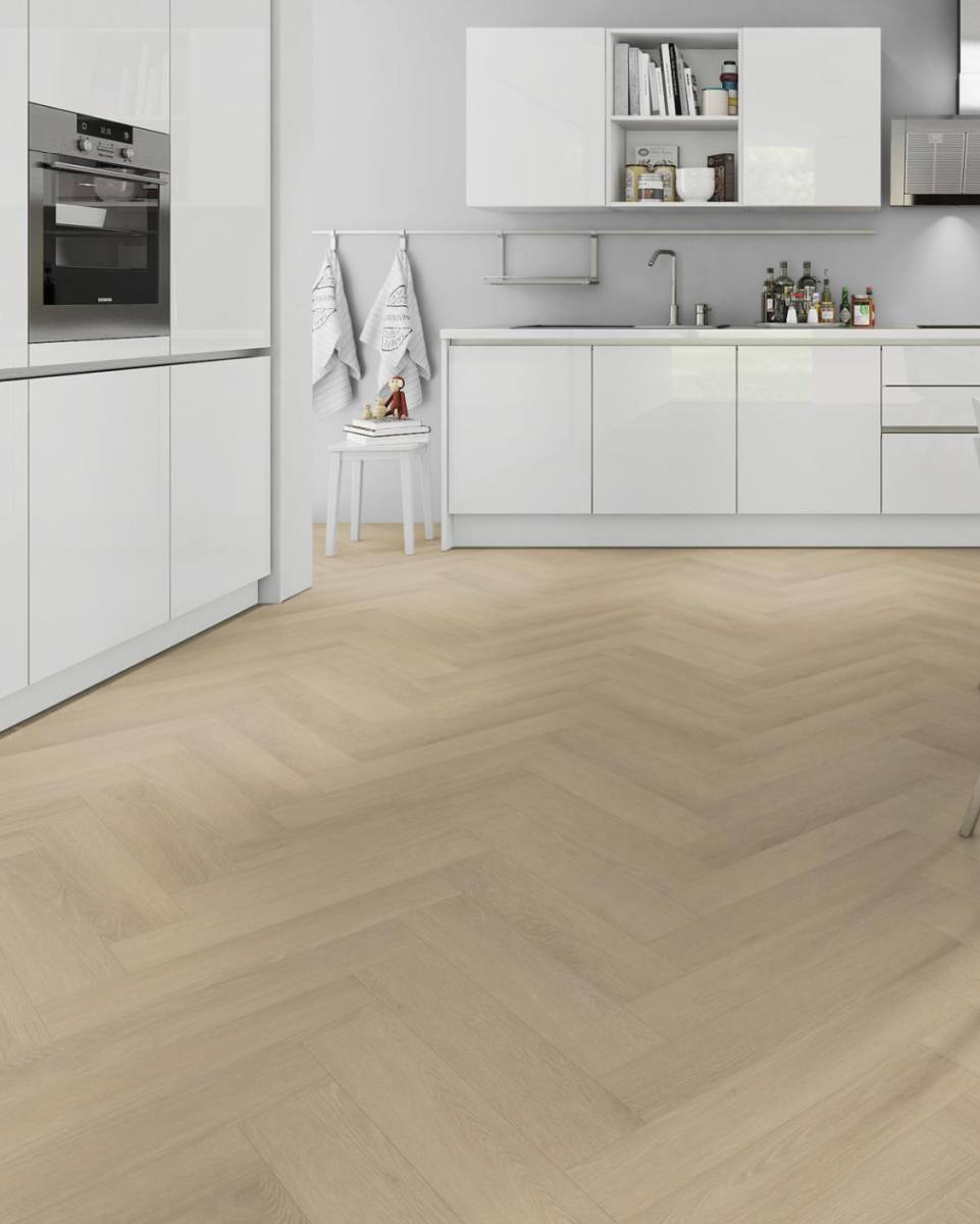 Linen Oak Herringbone Wood LVT