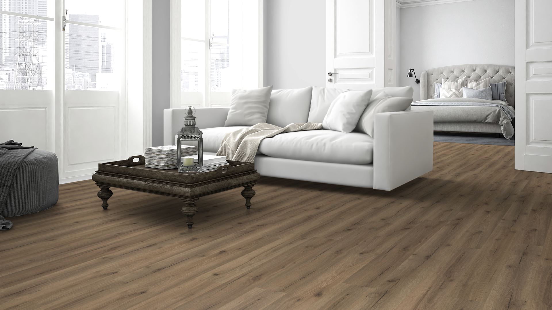 Mocha Oak Wood LVT