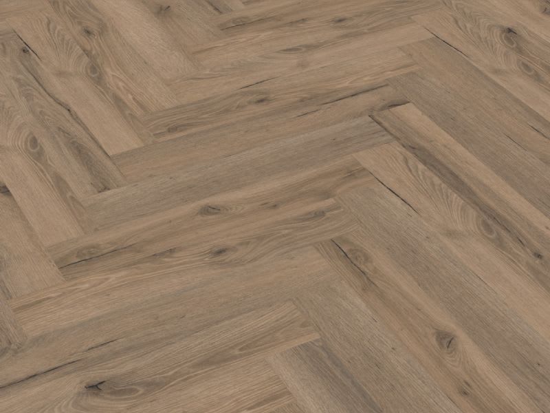 Mocha Oak Herringbone Wood LVT Mocha Oak Herringbone Wood LVT