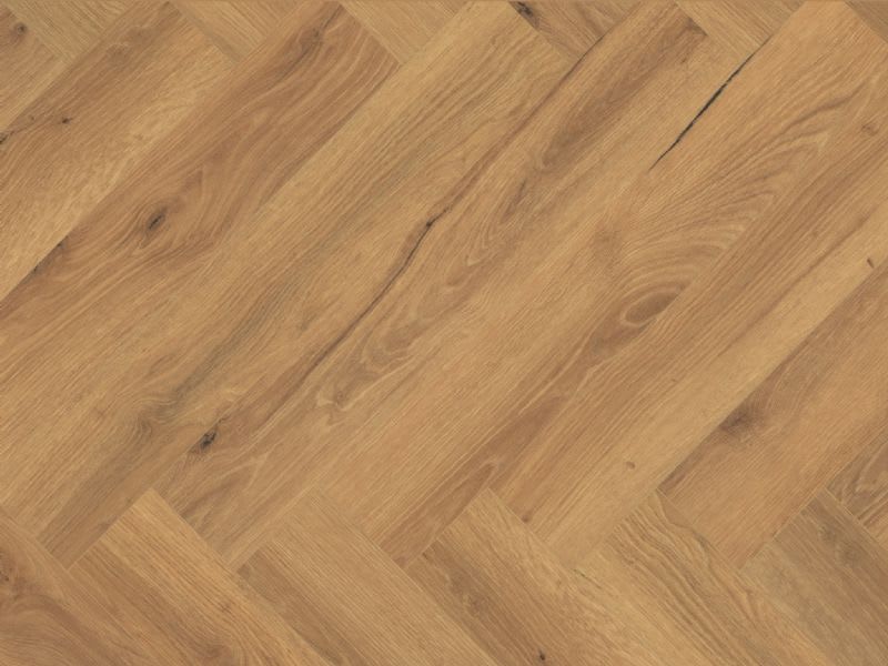 Ranch Oak Herringbone Wood LVT