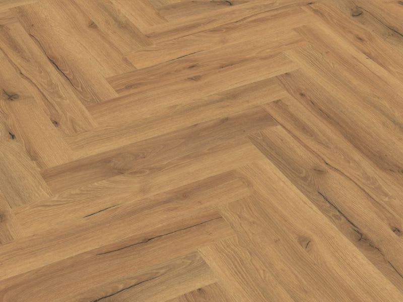 Ranch Oak Herringbone Wood LVT