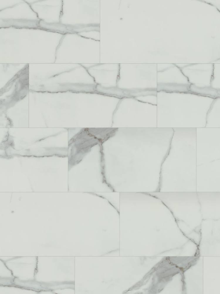 Carrara White Marble Matt Tile LVT Carrara White Marble Matt Tile LVT