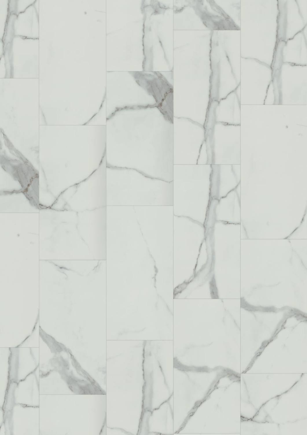 Carrara White Marble Matt Tile LVT Carrara White Marble Matt Tile LVT