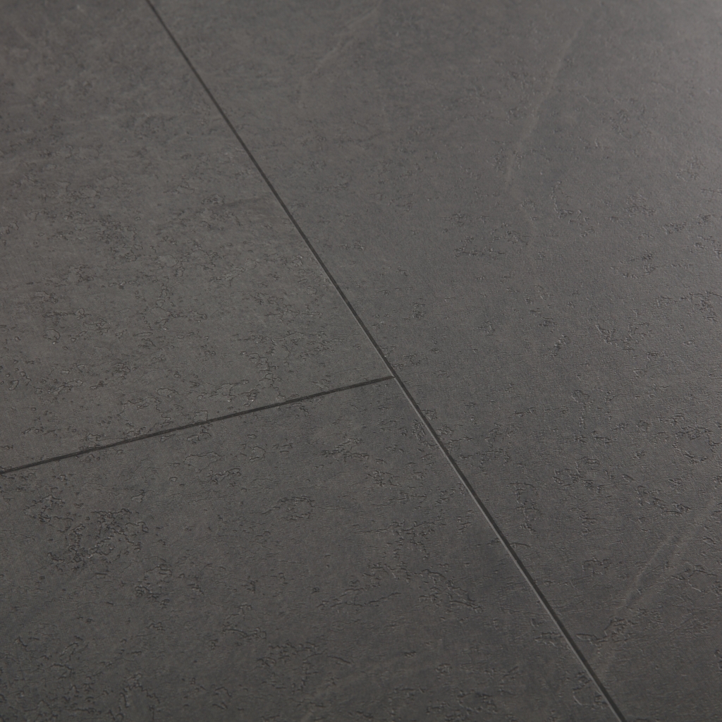 Oro Tile LVT - Black Slate