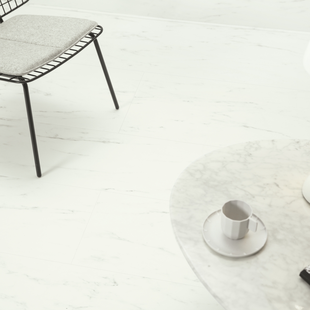 Oro LVT - Marble Carrara White Oro LVT - Marble Carrara White
