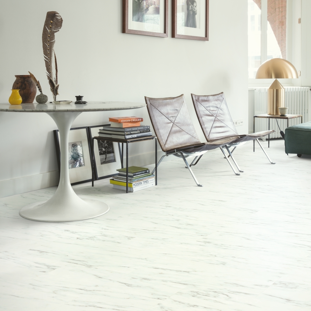 Oro LVT - Marble Carrara White Oro LVT - Marble Carrara White