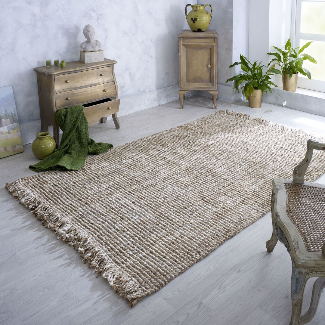 Lagos Jute Sustainable Rug - Gold