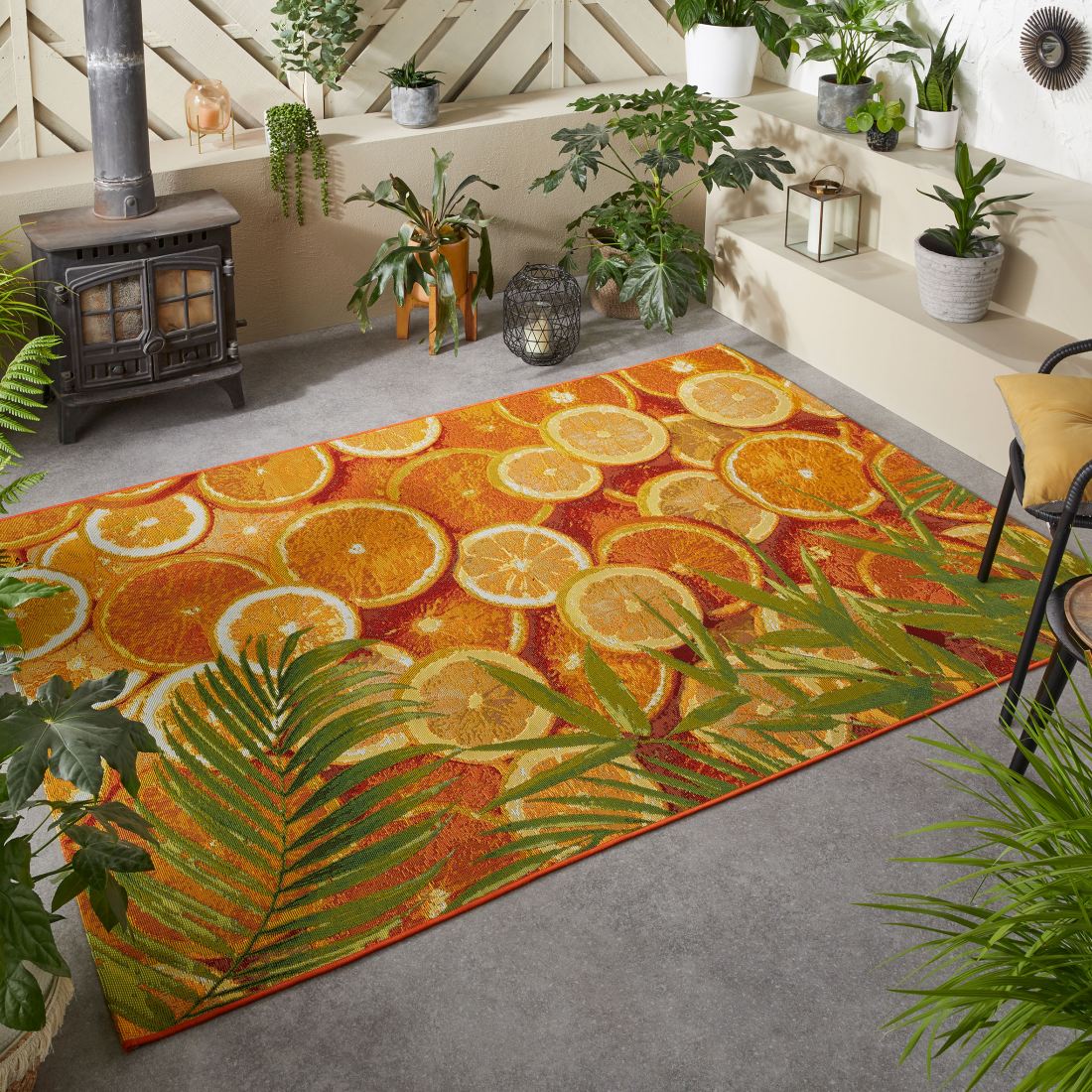 Tropicana In/Outdoor Orange Rug - 24X Tropicana In/Outdoor Orange Rug - 24X