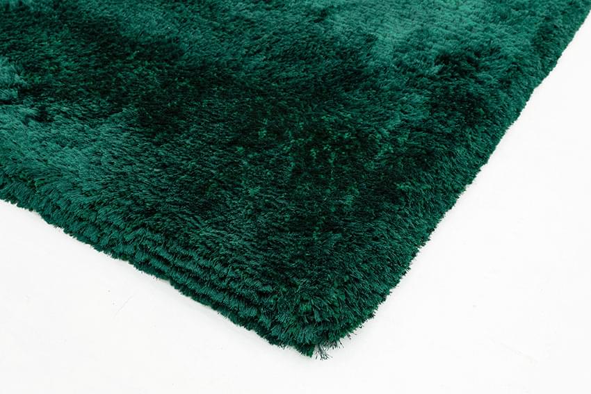 Plush Ultimate Shaggy Silk Rug - Emerald