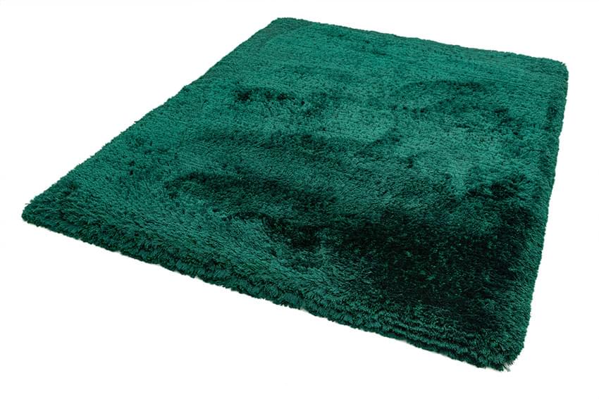 Plush Ultimate Shaggy Silk Rug - Emerald