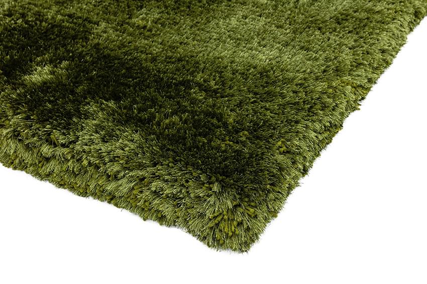 Plush Ultimate Shaggy Silk Rug - Green